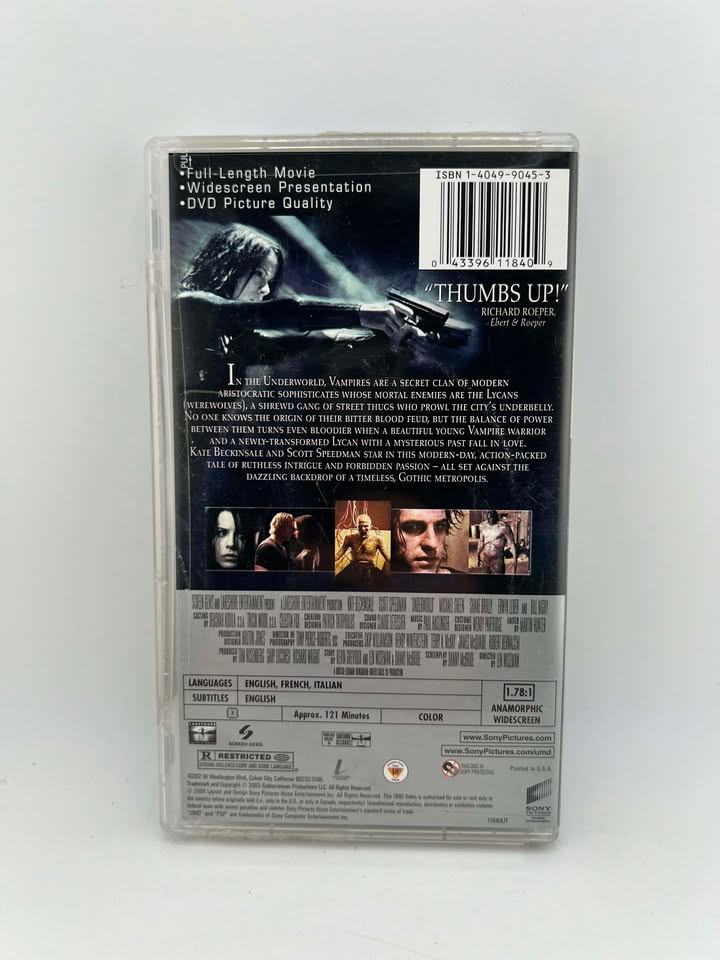 Underworld UMD Video PlayStation Portable PSP