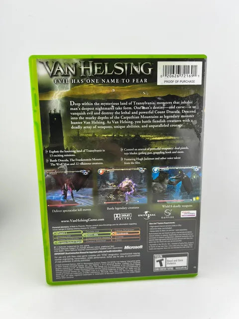 Van Helsing Xbox