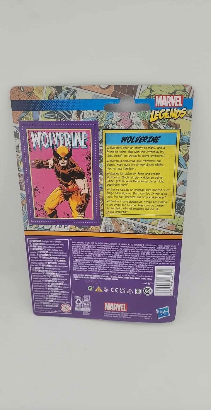 FIGURINE Marvel Legends Series Retro 375 Collection Wolverine Action Figure Hasbro