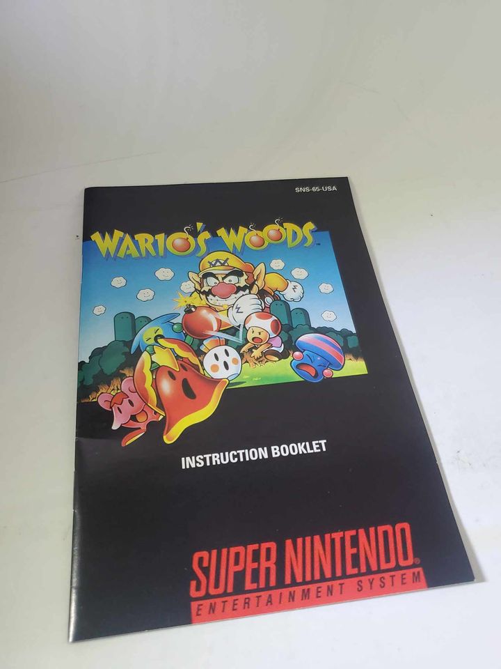 WARIO'S WOODS EN BOITE SUPER NINTENDO SNES - jeux video game-x