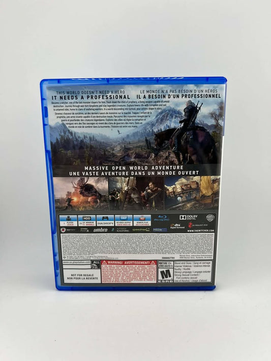 The Witcher 3 : Wild Hunt Playstation 4 Ps4