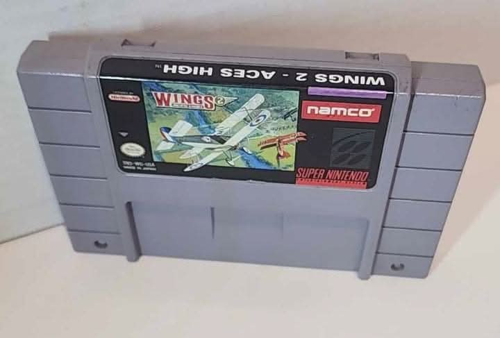 WINGS 2 ACES HIGH SUPER NINTENDO SNES jeux video game-x