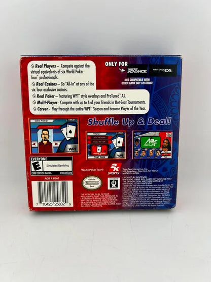 World Poker Tour Nintendo Game Boy Advance Gba