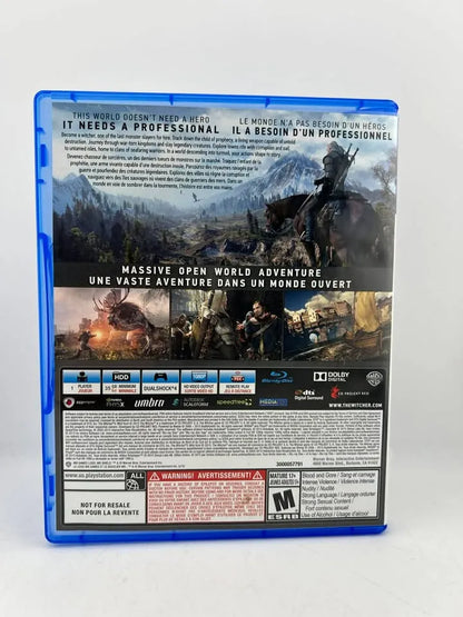 The Witcher 3 : Wild Hunt Playstation 4 Ps4