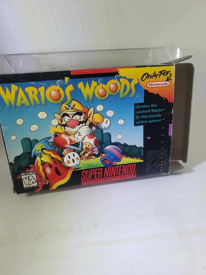 WARIO'S WOODS EN BOITE SUPER NINTENDO SNES - jeux video game-x