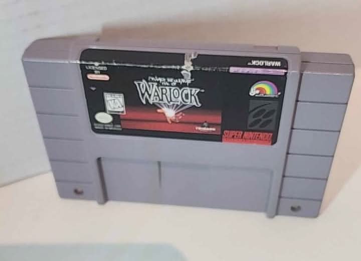 Warlock Super Nintendo SNES LJN