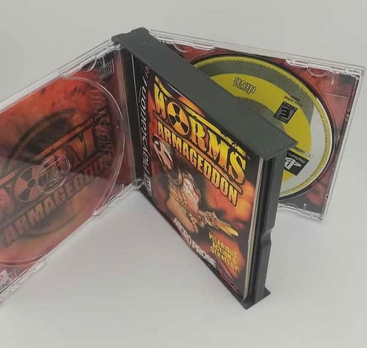 Worms Armageddon Playstation PS1 team 17