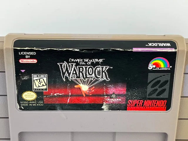 Warlock Super Nintendo SNES