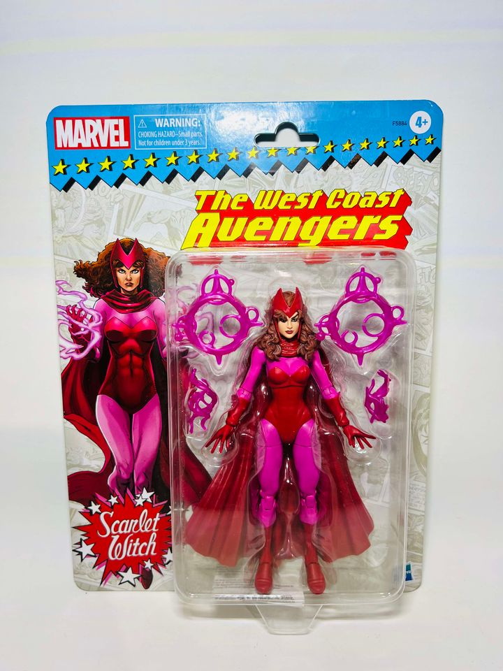 Figurine Marvel Legends The West Coast Avengers Retro Scarlet Witch Action Figure - jeux video game-x