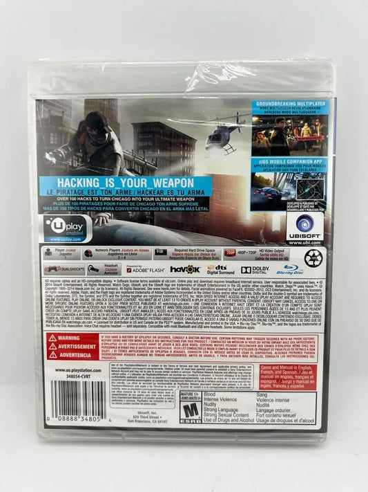 Watch Dogs Playstation 3 PS3