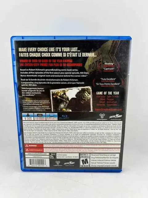 The Walking Dead Game of the Year Playstation 4 PS4
