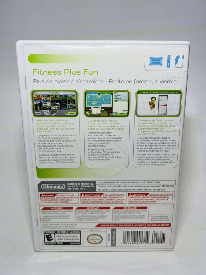 WII FIT PLUS NINTENDO WII - jeux video game-x