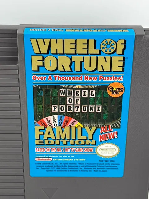 Wheel of Fortune Family Edition Nintendo NES