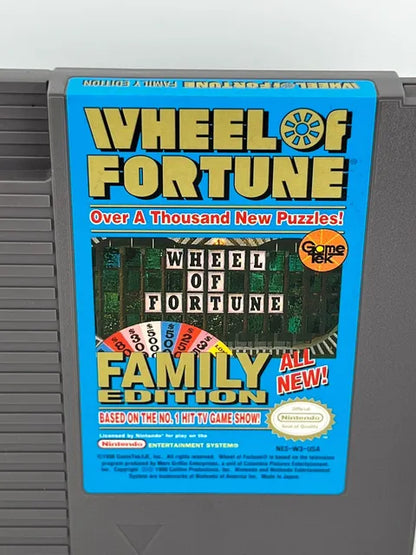 Wheel of Fortune Family Edition Nintendo NES