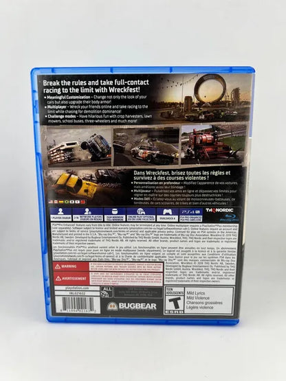 Wreckfest Playstation 4 PS4