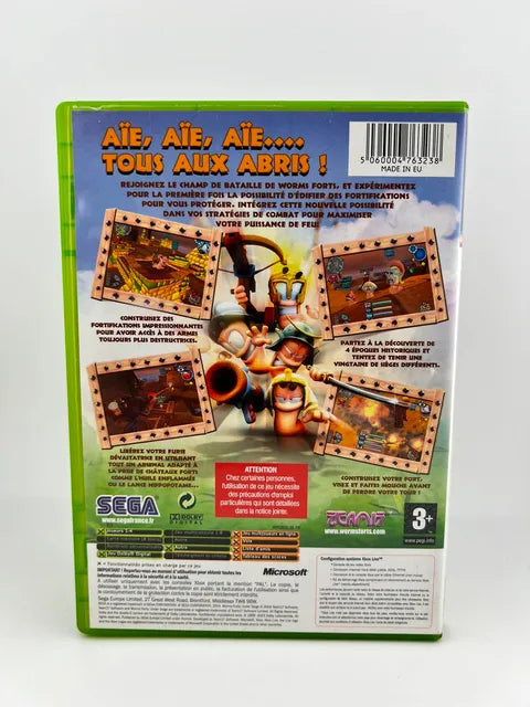 Worms Forts: Under Siege PAL IMPORT Xbox