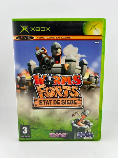 Worms Forts: Under Siege PAL IMPORT Xbox