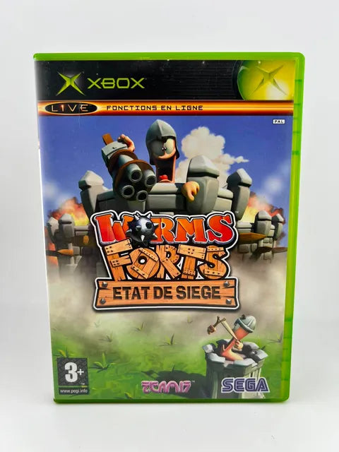 Worms Forts: Under Siege PAL IMPORT Xbox