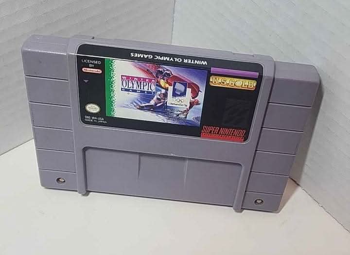 Winter Olympic Games Lillehammer 94 Super Nintendo SNES jeux video game-x