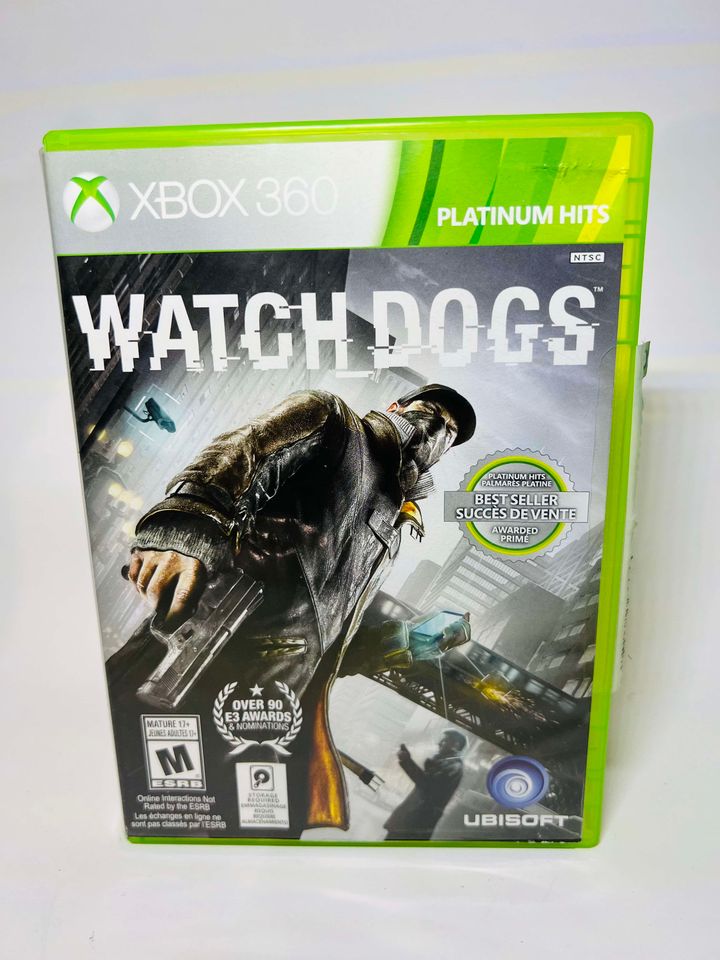 WATCH DOGS PLATINUM HITS (XBOX 360 X360) - jeux video game-x