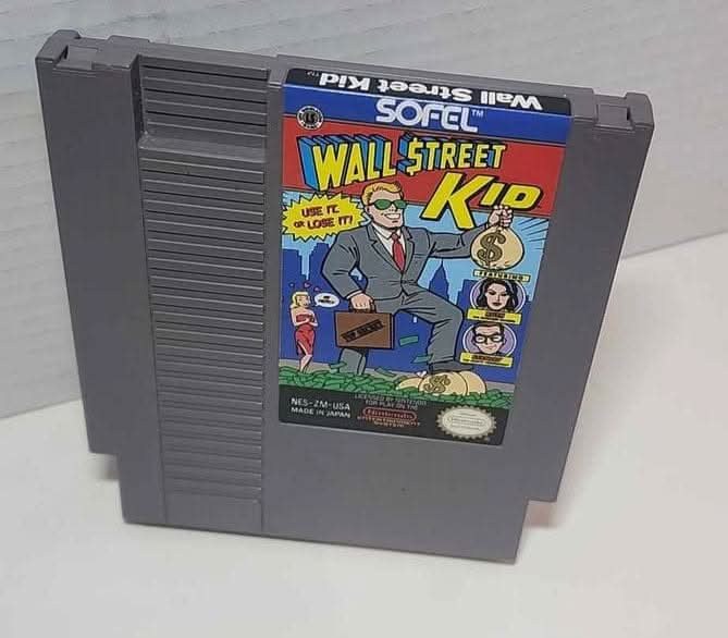 Wall Street Kid Nintendo NES jeux video game-x
