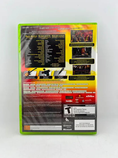 Guitar Hero World Tour Xbox 360 X360