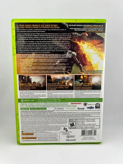 The Witcher 2 Assassins of Kings Enhanced Edition Silver Box Xbox 360 X360
