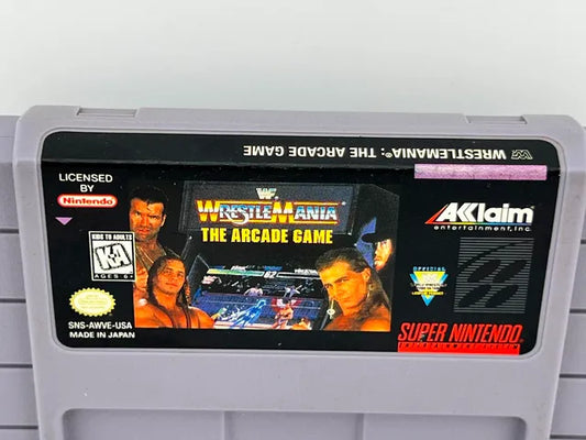 WWF Wrestlemania The Arcade Game Super Nintendo Snes