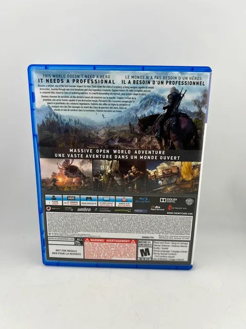 The Witcher 3 : Wild Hunt Playstation 4 Ps4