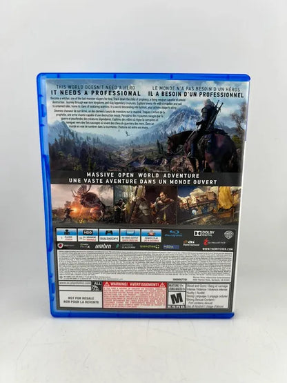 The Witcher 3 : Wild Hunt Playstation 4 Ps4
