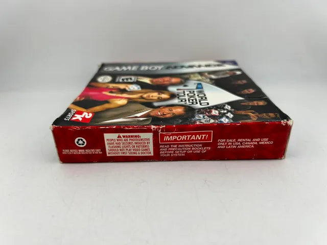 World Poker Tour Nintendo Game Boy Advance Gba