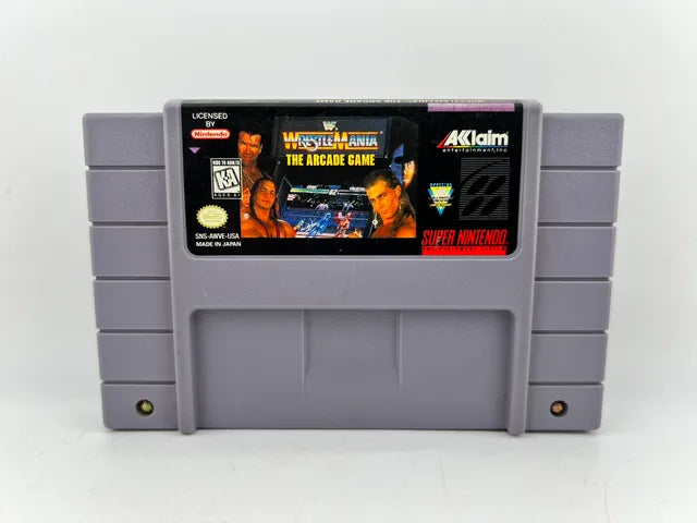 WWF Wrestlemania The Arcade Game Super Nintendo Snes