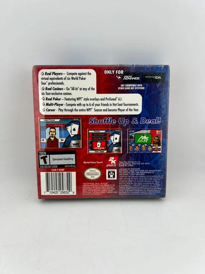 World Poker Tour Nintendo Game Boy Advance Gba