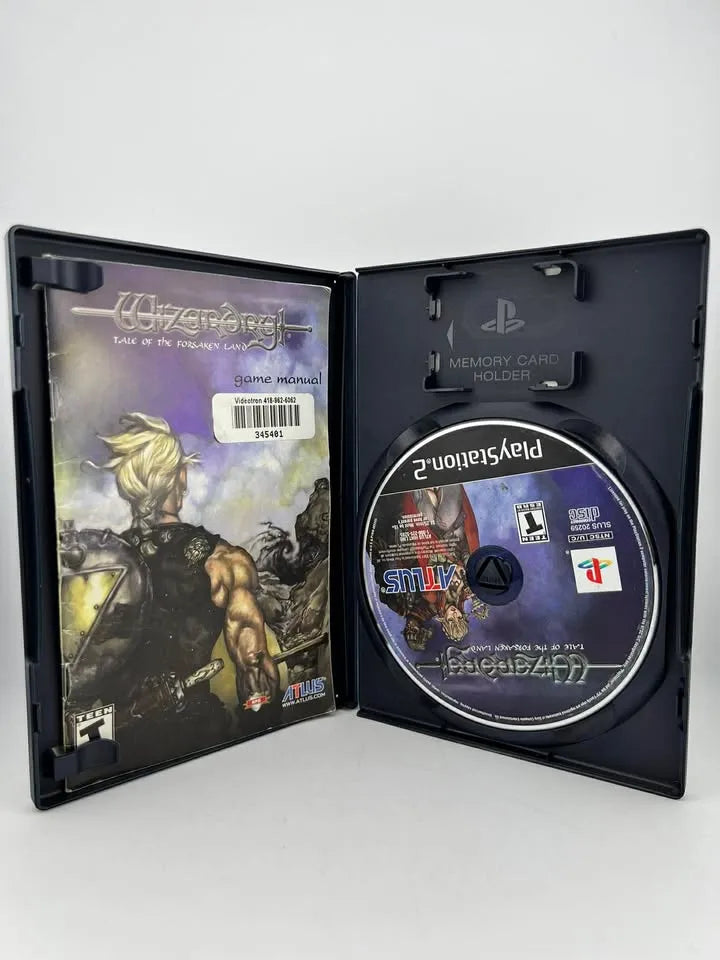 Wizardry Tale of the Forsaken Land Playstation 2 PS2