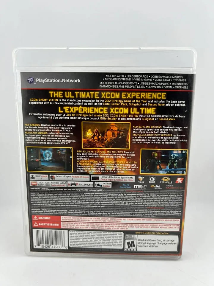 XCOM: Enemy Within: Commander Edition Playstation 3 PS3