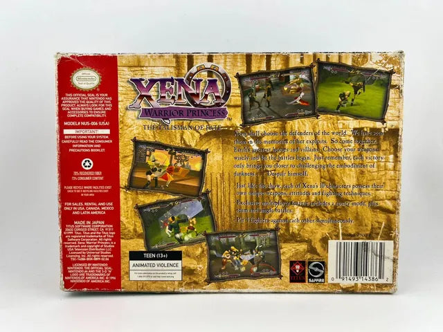 Xena Warrior Princess Nintendo 64 N64