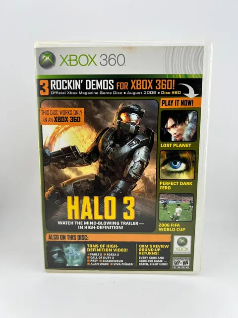 Official Xbox Magazine Demo Disc 60 Xbox 360 X360