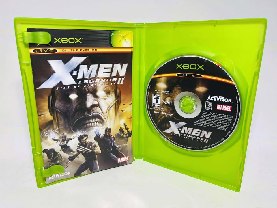 X-MEN LEGENDS II 2 RISE OF APOCALYPSE XBOX - jeux video game-x