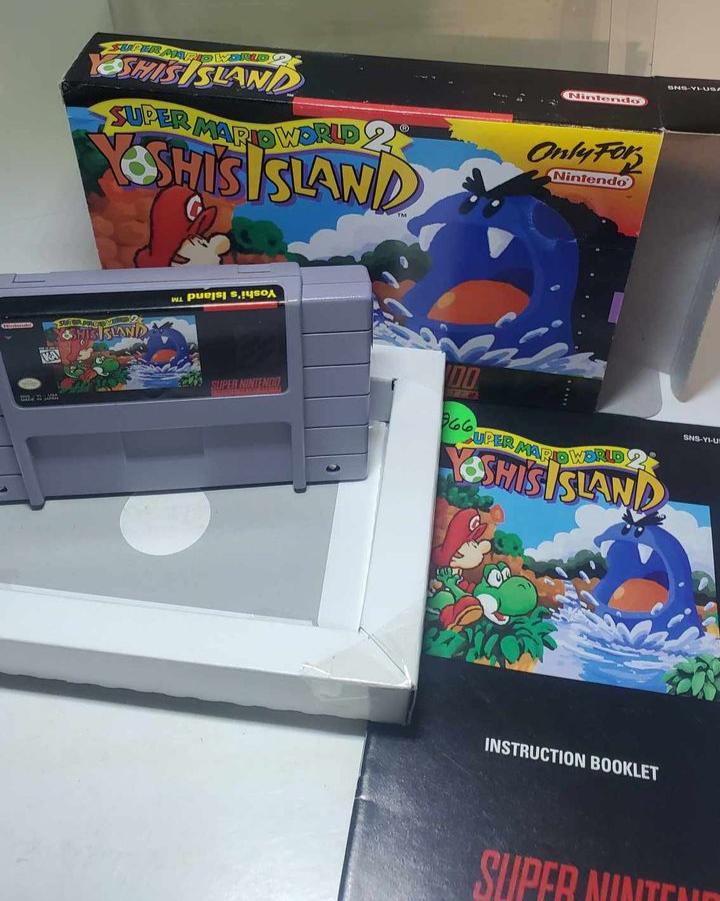 SUPER MARIO WORLD 2 YOSHI'S ISLAND EN BOITE SUPER NINTENDO SNES - jeux video game-x