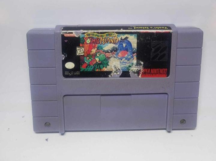 SUPER MARIO WORLD 2 YOSHI'S ISLAND SUPER NINTENDO SNES - jeux video game-x