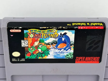 Super Mario World 2 Yoshi's Island Super Nintendo SNES
