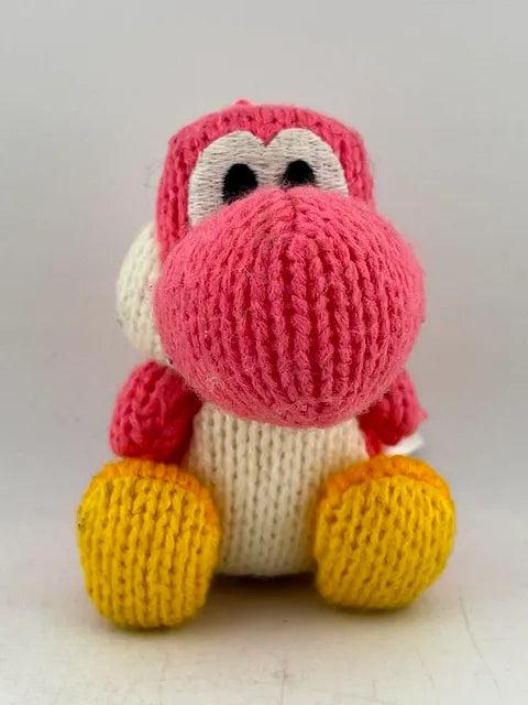 Yarn Yoshi Pink Amiibo