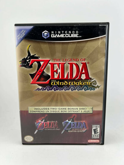 LA LEYENDA DE ZELDA WIND WAKER Y OCARINA OF TIME MASTER QUEST NINTENDO GAMECUBE NGC