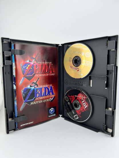 LA LEYENDA DE ZELDA WIND WAKER Y OCARINA OF TIME MASTER QUEST NINTENDO GAMECUBE NGC