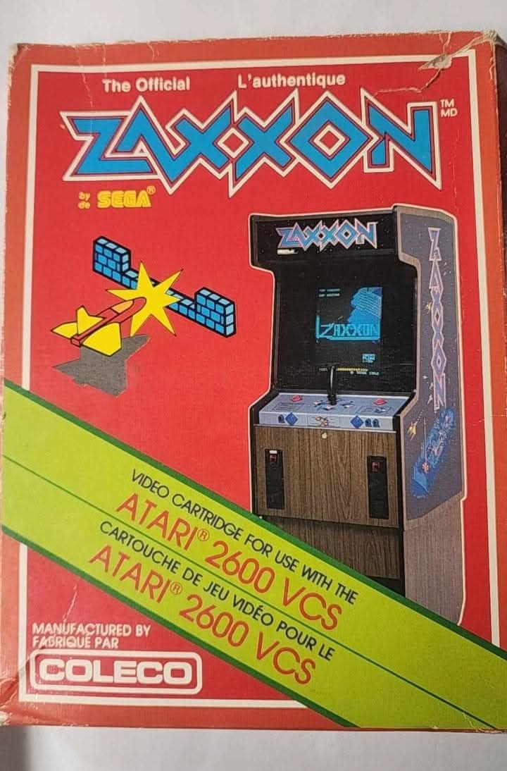 Zaxxon Coleco Atari 2600 jeux video game-x