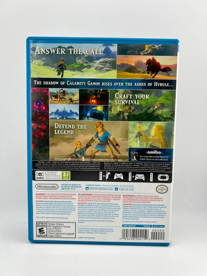 The Legend Of Zelda Breath Of The Wild First Print Nintendo Wiiu