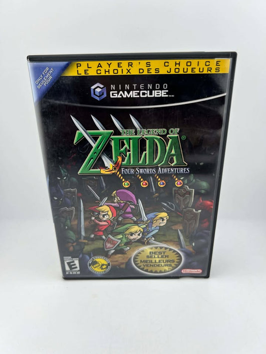 The Legend Of Zelda Four Swords Adventures Player's Choice Nintendo Gamecube Ngc