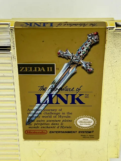 The Legend Of Zelda II 2 The Adventure of Link CAN Version Nintendo NES