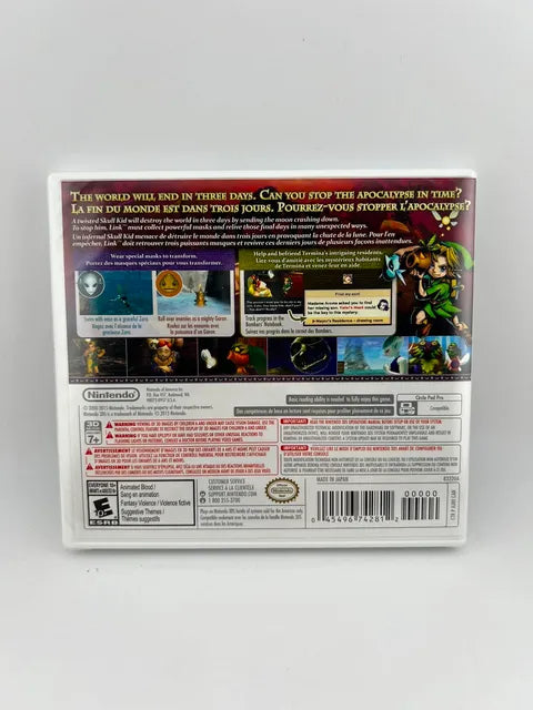 The Legend of Zelda Majora's Mask 3D Nintendo 3DS