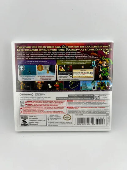 The Legend of Zelda Majora's Mask 3D Nintendo 3DS